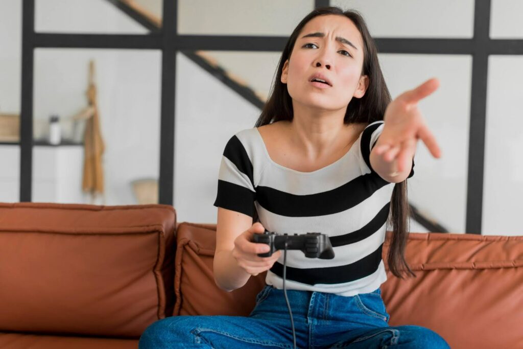 Emotional response from a player to controversial gaming content.
