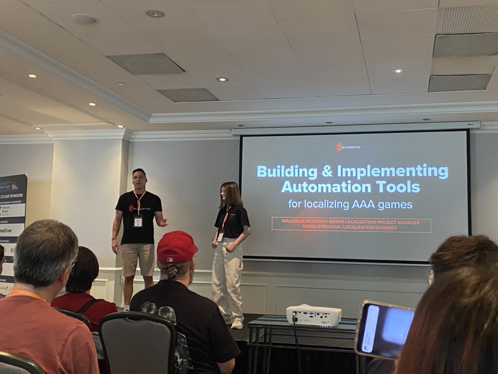 Sessions also emphasized automation technologies that support AAA games' localization workflows, allowing teams to handle enormous amounts of multilingual content more efficiently.