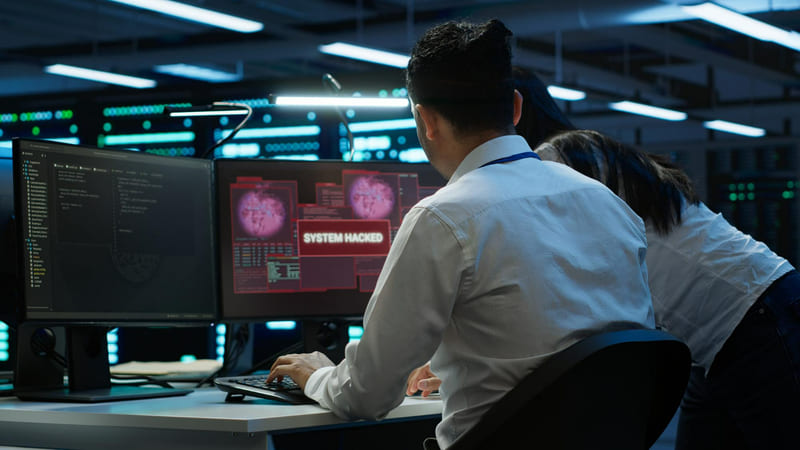 Cybersecurity team assessing insider threat awareness across the organization