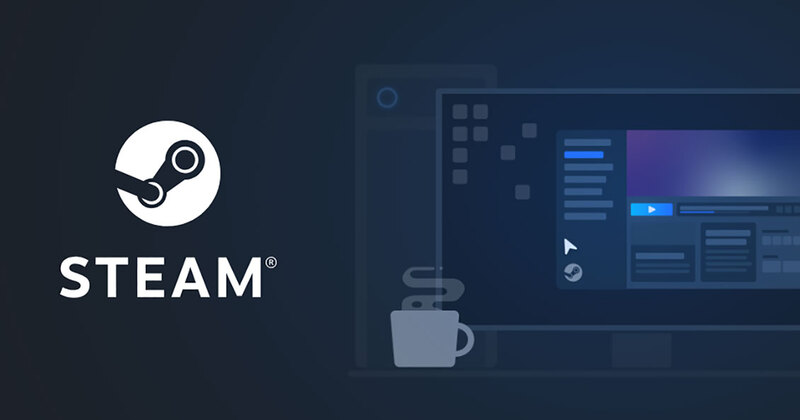 Official Steam logo representing the popular PC gaming platform.]