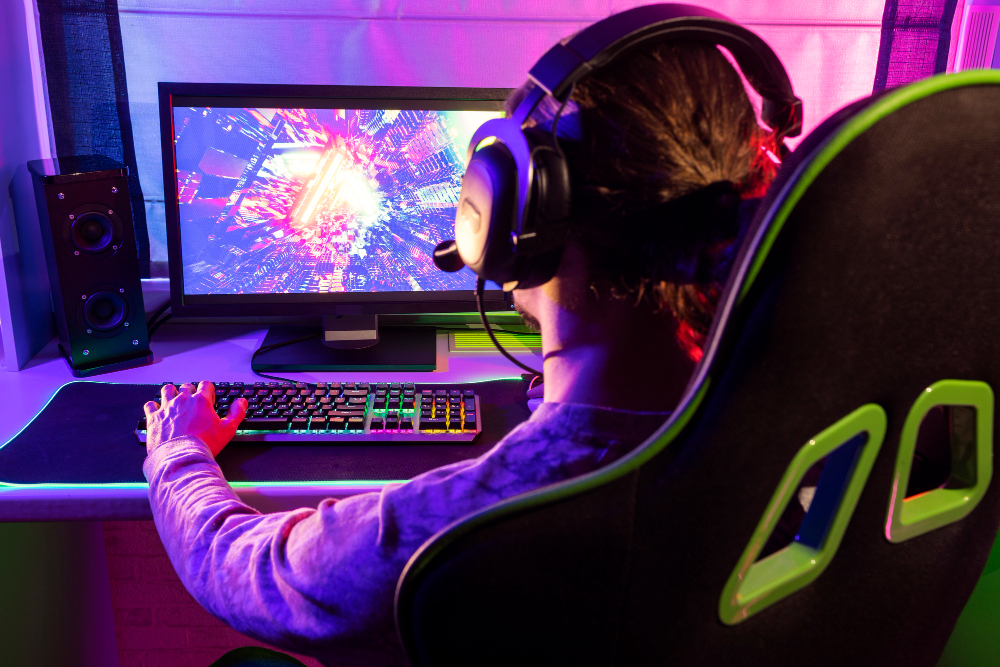 Modern gaming setup showcasing the rapid growth of Malaysia’s gaming industry.