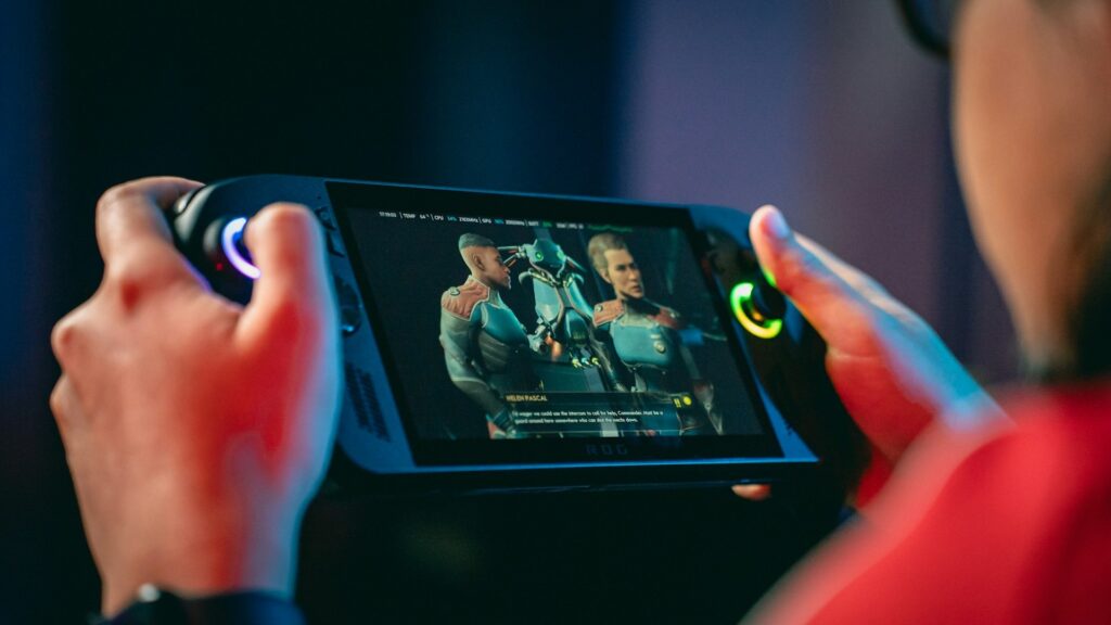 A gamer enjoying a game with immersive character design and cinematic visuals. Sources: Unsplash.com