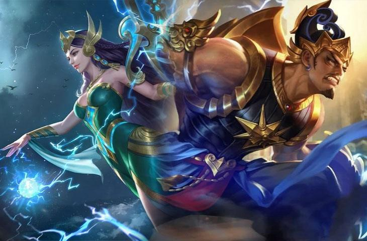 Fantasy mobile game characters representing culturally adapted heroes for Southeast Asian players